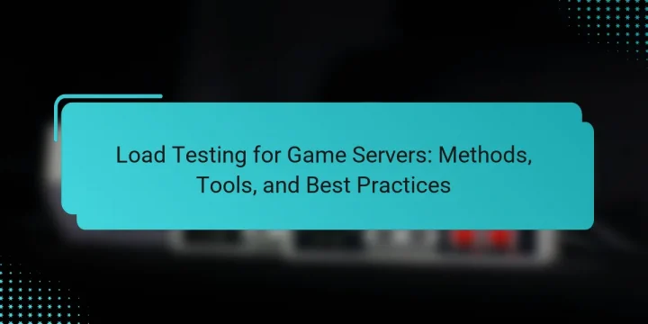 Load Testing for Game Servers: Methods, Tools, and Best Practices