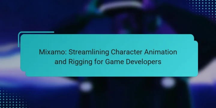 Mixamo: Streamlining Character Animation and Rigging for Game Developers
