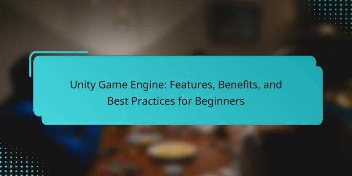 Unity Game Engine: Features, Benefits, and Best Practices for Beginners
